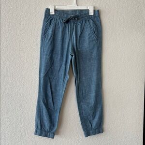 J Crew size 2 soft Casual Blue “denim” Jogger Pants